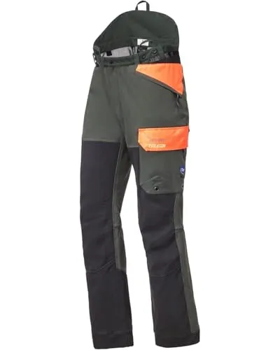 Parforce Sauenschutzhose Hatz-Watz Waterproof Oliv/Signalorange, 54