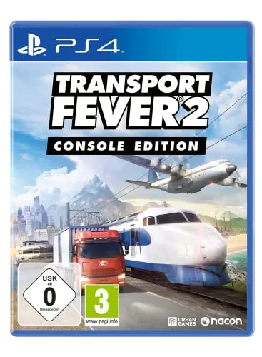 Transport Fever 2 - Console Edition - PlayStation 4: Erlebe eine realistische Transport-Simulation mit über 200 Fahrzeugen und 20 Stunden Spielzeit in drei abwechslungsreichen Welten.