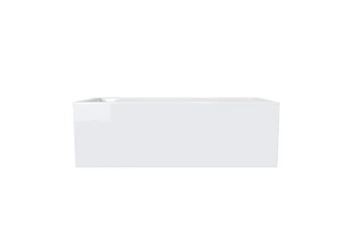 doporro Freistehende Badewanne Vicenza, 150-183cm - Moderne Design-Badewanne aus hochwertigem Sanitäracryl, inkl. Ablaufgarnitur. Perfekt für ein luxuriöses Badeerlebnis und einfache Montage dank Standard DIN-Anschlüssen.
