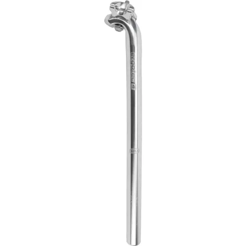 ergotec 57754001 Patentsattelstütze Hook Ø 25,4mm, 400mm, Alu, silber - Sattelstützen aus robustem Aluminium, ideal für eine langlebige und stabile Fahrradnutzung. Perfekt für individuelle Anpassungen mit einem Durchmesser von 25,4 mm.