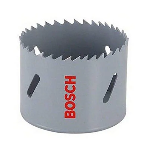 Bosch Accessories Bosch Professional 1x Lochsäge HSS Bimetall für Standardadapter (für Metall, Aluminium, rostfreiem Edelstahl, Kunststoffen und Holz, Ø 64 mm, Zubehör Bohrmaschine)