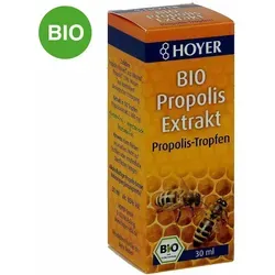 Hoyer Propolis Extrakt Bio Tropfen - Nahrungsergänzungsmittel mit hochwirksamem Propolis-Extrakt, unterstützt das Immunsystem und ist ideal für ganzheitliche Gesundheit.