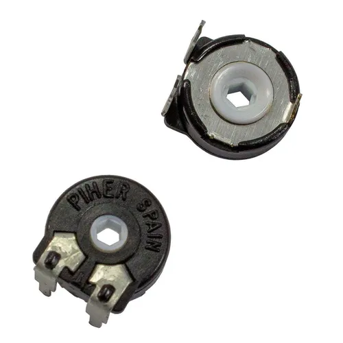 10x Trimmer liegend 25kOhm ±30% 0,15W Piher PT10MV10253A1010