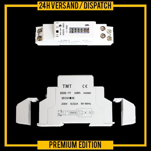 WECHSELSTROMZÄHLER STROMZÄHLER HUTSCHIENE WATTMETER 5/32A ZW1