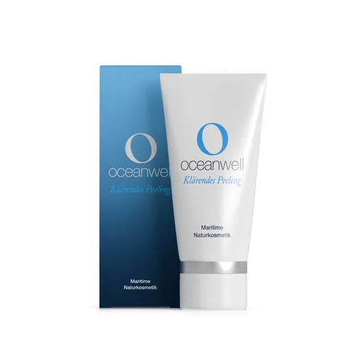 Oceanwell Pflege Basic.Face Klärendes Peeling 50 ml - Gesichtsreinigung mit Algenextrakt und Mikrofeinen Ostseesand, sorgt für eine sanfte Hautglättung und bereitet optimal auf die Pflege vor.