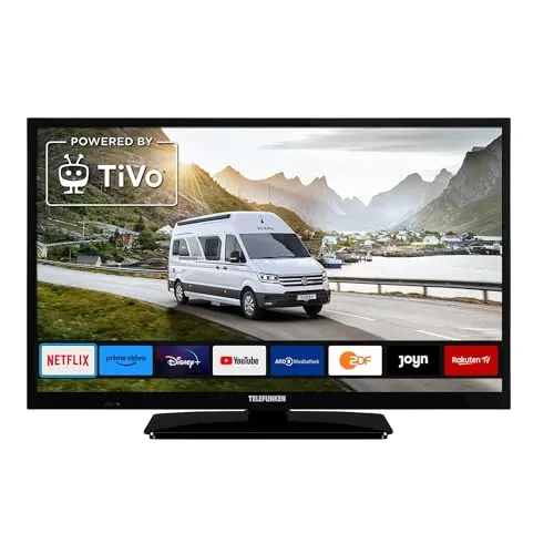 TELEFUNKEN T24X820 Mobile Smart TV 24 Zoll in schwarz von Telefunken