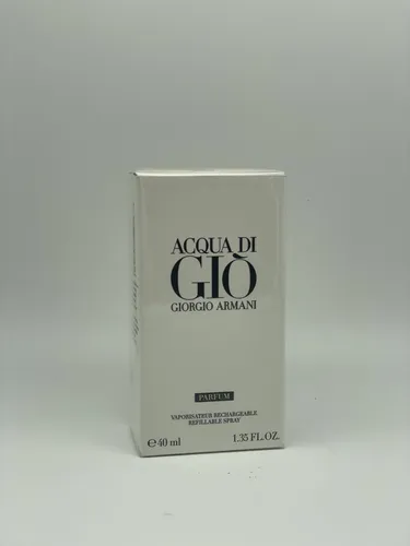 Giorgio Armani Acqua di Gio Parfum 50 ml - Nachfüllbar - Herrendüfte mit aquatischer Eleganz, ideal für den Alltag und besondere Anlässe. Erfrischende Zitrusnoten treffen auf sinnliche Basisnoten für langanhaltende Frische.