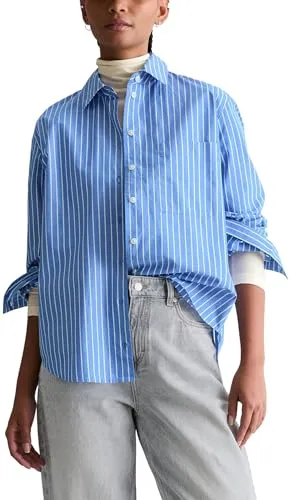 Marc O'Polo Denim Damen Hemdbluse gestreift Regular Fit