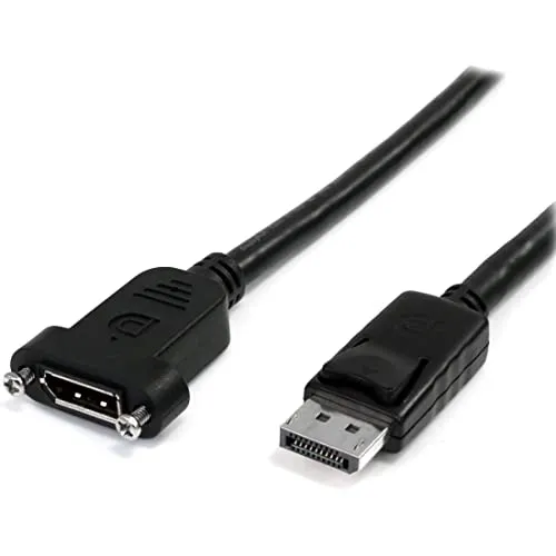 StarTech.com 3 ft DisplayPort Verlängerungskabel - 20 Pin DP - Display Kabel: Hochwertiges 91 cm langes DisplayPort Kabel für eine sichere Verbindung zwischen Geräten, ideal für flexible Installationen.