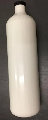 High Tech Diving Druckgasflasche 2 Liter 300bar Flaschenhalsgewinde M25x2 100mm Durchmesser