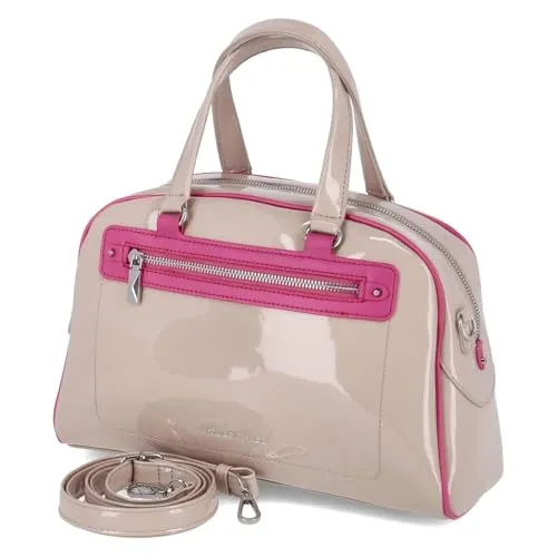 Fräulein Frida FF14-02-SS25,443 Handtasche Synthetik Damen in beige-kombi