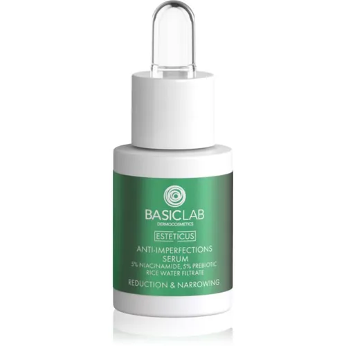 BasicLab Dermocosmetics Esteticus leichtes Hautserum für fettige und problematische Haut 15 ml