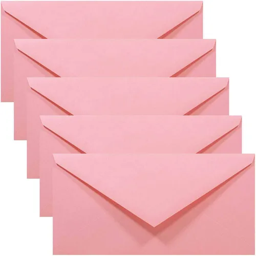 DL NK Rainbow R55 Briefumschläge Umschlag Briefumschlag rosa 80g - 50 Stück