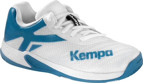Kempa Hallen-Sport-Schuhe Wing 2.0 Junior Unisex - Optimaler Halt und Komfort - Hallenschuhe mit atmungsaktivem Mesh-Obermaterial und MICHELIN Laufsohle für besten Grip auf Hallenböden. Perfekt für aktive Kinder!