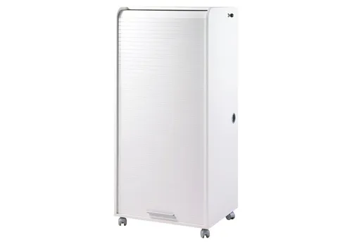 SIMMOB Schreibtisch ORGA140BLB - Mobiler Sekretär für Kinder - Kinderschreibtisch mit Rollen für flexible Nutzung, Maße: 65.2 x 53.2 x 139.9 cm, ideal für kreative Arbeitsplätze im Kinderzimmer.