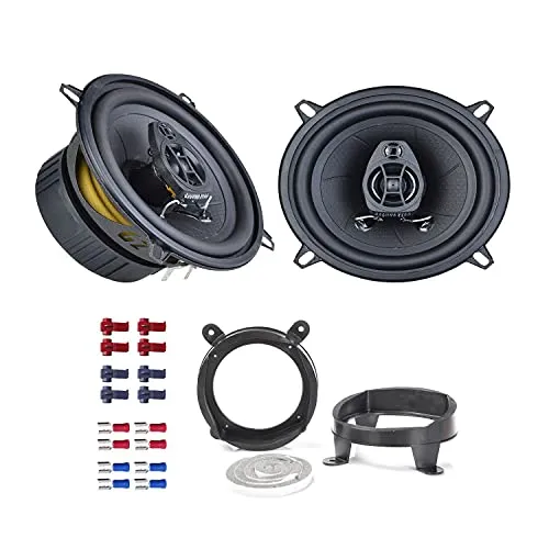 Ground Zero GZIF 5.2 Auto Lautsprecher Boxen 220 Watt 13 cm 2 Wege Koax passend für Mercedes ML (W164) ab 2006 Türen Front und Heck