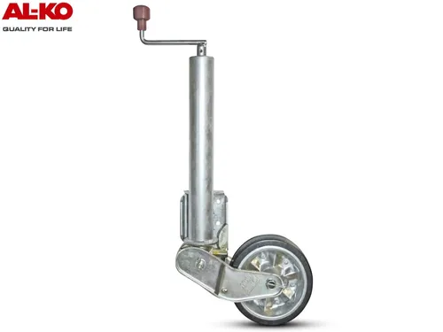 AL-KO Automatikstützrad 500 kg - Stützrad & -halter, robust und ideal für Schwerlast PKW Anhänger mit automatischer Verriegelung für einfache Handhabung.