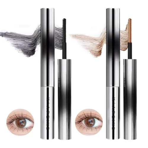 Iron Eye Mascara mit Metallbürste – 3D Curling für lange, schöne Wimpern