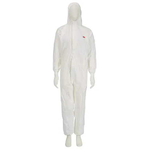 Produktbild 3M 50198L Einweg-Overall, Weiß mit blauem Rückenpanel