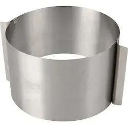 Dr. Oetker Tortenring Profi Ø 16 - 30 cm - Sonstige, aus hochwertigem Edelstahl, spülmaschinenfest und leicht zu reinigen – perfekt für kreative Tortenkreationen!