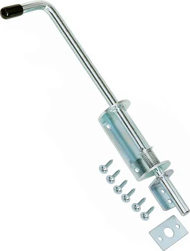 Federriegel Torriegel Bolzenriegel Schlossriegel 400 / 12 mm Türriegel Verzinkt