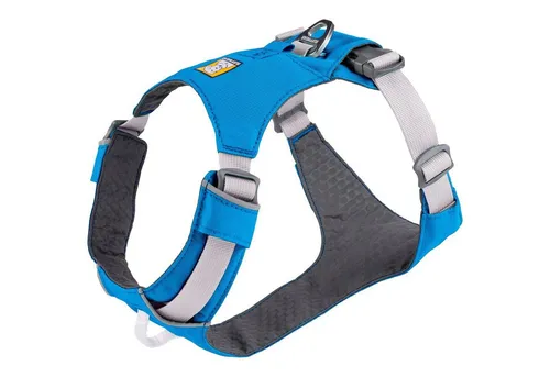 Ruffwear Hi & Light Geschirr, Blue Dusk, L/XL - Leichtes, minimalistisches Hundegeschirr mit schmutzabweisendem Futter und zwei Leinenbefestigungspunkten für optimale Kontrolle. Ideal für Abenteuer und in verschiedenen Größen erhältlich.