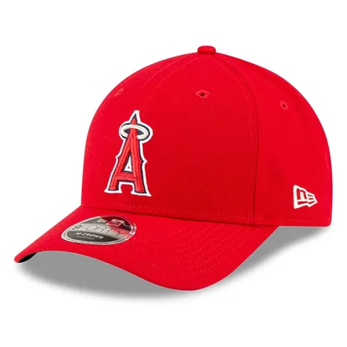 New Era 9FORTY M-Crown Cap Los Angeles Angels – Rote Snapback - Stylische Unisex Baseballkappe für Freizeit und Sport, verstellbar für optimalen Tragekomfort. Perfekt für jede Jahreszeit und jedes Outfit.