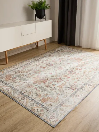benuta Basic Waschbarer Teppich George in beige von benuta