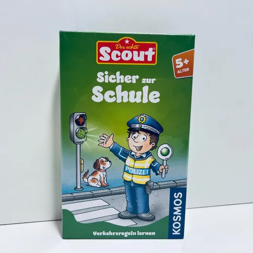 Kosmos Spiel Scout Sicher zur Schule - Spannendes Gesellschaftsspiel für Kinder ab 4 Jahren, fördert Sicherheit und Verantwortungsbewusstsein