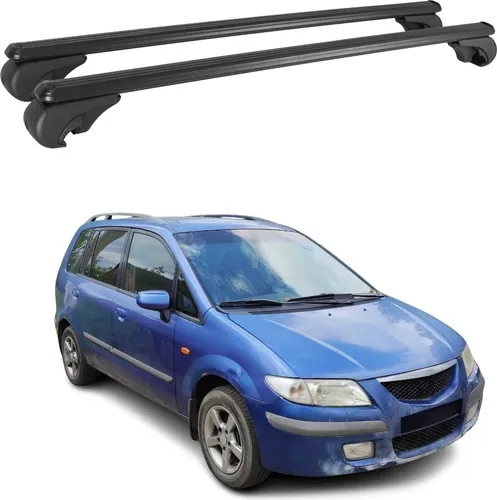 OMAC Dachträger für Mazda Premacy 1999-2001 - Hochwertiger Dachgepäckträger aus Aluminium, leichtgewichtig und wasserbeständig. Ideal für Fahrrad- und Skiträger, einfach abnehmbar und mit Diebstahlschutz für mehr Sicherheit.