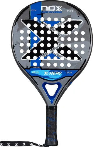 Nox X-hero Blue 2026 Padelschläger Silber 350-360 gr Silber 350-360 gr