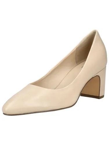 Högl Glattleder Pumps in Beige – Größe 40 EU - Elegante Högl Pumps aus Glattleder in Sandfarbe, ideal für besondere Anlässe. Mit 6 cm Blockabsatz bieten sie Komfort und Stil zugleich.