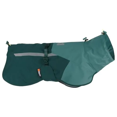Non-stop dogwear FJORD RAINCOAT 2.0 Teal – Regenschutz für Hunde, Größe 27 - Der Non-stop dogwear Fjord 2.0 Regenmantel in Teal bietet optimalen Schutz vor Wind und Regen. Mit verstellbaren Schnallen und atmungsaktivem Material sorgt er für maximalen Komfort und Bewegungsfreiheit.
