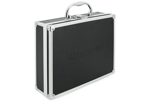 ECI Tools Werkzeugkoffer Aluminium Schwarz mit Schaumstoffeinlage - Robuster Werkzeugkoffer aus Aluminium mit stoßgeschützten Ecken und Würfelschaum für sicheren Transport von Werkzeug und Zubehör. Ideal für Profis und Hobbyhandwerker.