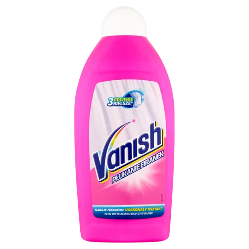Vanish Vorhangspülung White Wash 500 ml - Effektive Vorhangspülung für strahlend weiße Stoffe, sorgt für frischen Duft und sanfte Pflege.