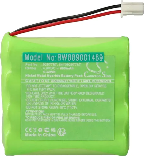 vhbw Akku kompatibel mit BMW 3 Notrufsender (900 mAh, 4,8 V, NiMH)