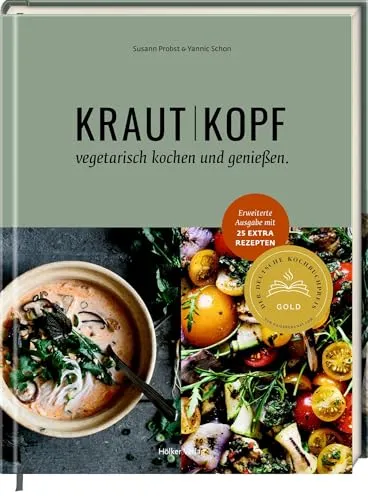 Krautkopf (Erweiterte Neuauflage): Vegetarisch kochen und genießen - Freizeit, Haus & Garten - Entdecken Sie über 90 kreative Rezepte mit saisonalen Zutaten für eine gesunde, vegetarische Küche.