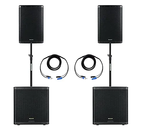 Pronomic Powerstage Concert 1815 2.2 - Aktives PA-Set mit 2x 18
