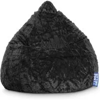 Magma Heimtex Sitzsack schwarz - Sitzsack aus 100% Polyester, ideal für gemütliches Sitzen und Entspannen. Leicht und vielseitig, perfekt für Wohnräume oder Kinderzimmer.