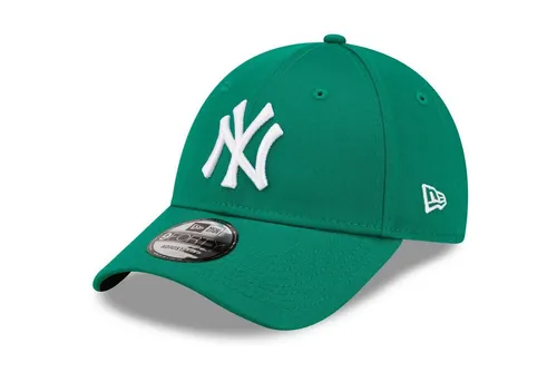 New Era Flex Cap LEAGUE ESS 9FORTY NEYYAN - Stylische Baseballkappe - Flex Cap in One Size aus 100% Baumwolle, ideal für trendbewusste Fans mit grün/weißer Logoprint-Optik.