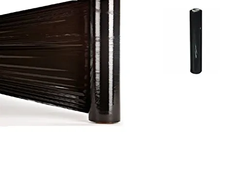 Stretchfolie 500mm 300m Strechfolie opak schwarz 23my von WBV