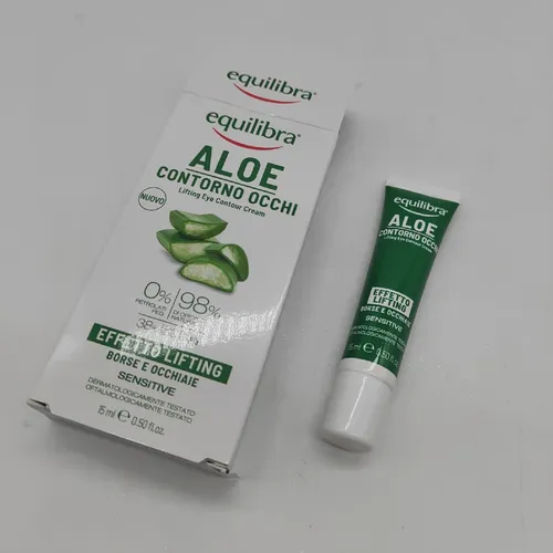 equilibra Gesicht Aloe Augenpartie Lifting-Effekt Reduziert Tränensäcke und Auge