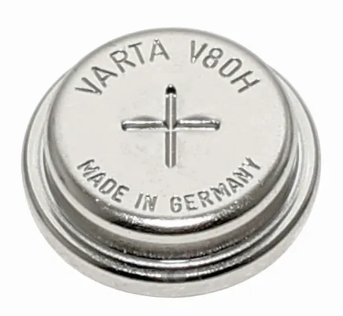 Varta V80H NiMH Akku aufladbare Knopfzelle Batterie 55608101501 | 1,2V 80mAh