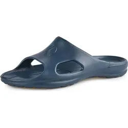 Ladeheid Herren leichte Eva Badelatschen Gartenschuhe Badepantolette Badeschuhe KL039M (Dunkelblau, 45 EU). - Blau - 45