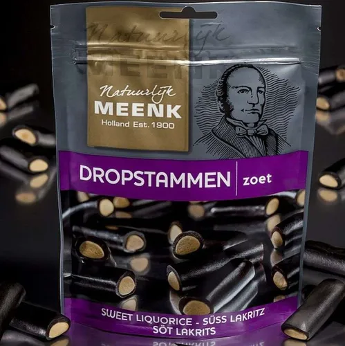  225 Gramm Meenk Dropstammen zoet, süßes Lakritz von Meenk 19,02 EUR / kg