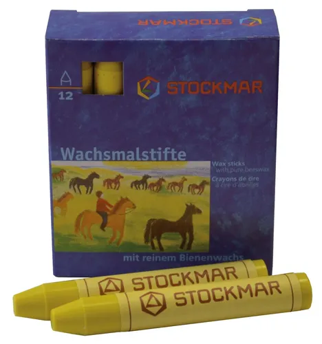 Wachsmalstifte zitronengelb