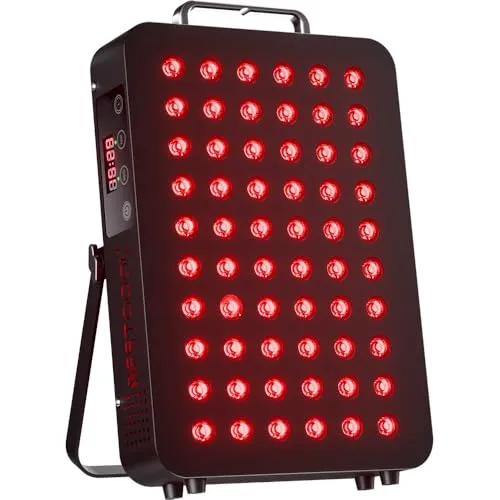 BestQool Rotlichtgerät –Dual-Chip 660nm und 850nm, leistungsstarkes Premium-Panel für Zuhause,105W mit 60 LEDs