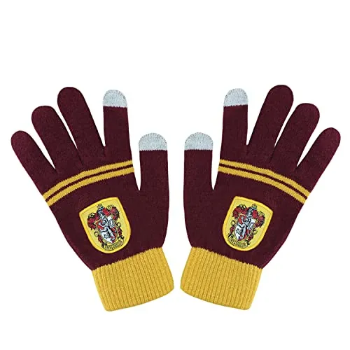 Cinereplicas Harry Potter - Handschuhe Touchscreen Gryffindor - Offizielle Lizenz