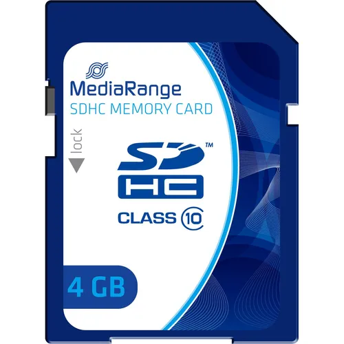 MediaRange SDHC Klasse 10 (4 GB, SDHC, U1, UHS-I) (MR961)