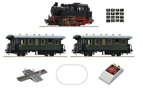 Roco 51161 / H0-DC / Start Set- Dampflokomotive BR 80 mit Personenzug OVP - NEU